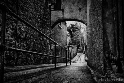 Covered alleyway Covered alleyway - Ballycastle - Photo by Alex Leonard