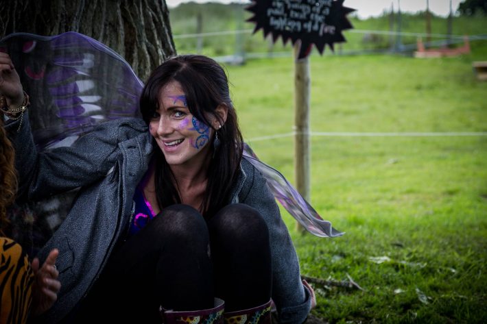 There was judicious application of face paints and fairy wings all around.