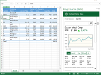 Bing Finance (Beta) for Microsoft Office 365