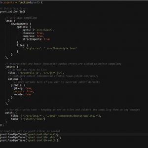 Using Grunt to compile Bootstrap for a WordPress Theme