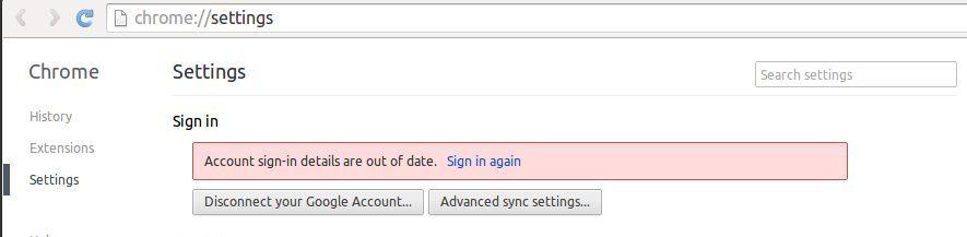 google chrome keeps signing me out