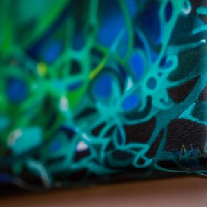 Close up of the Giclee print of Adrift