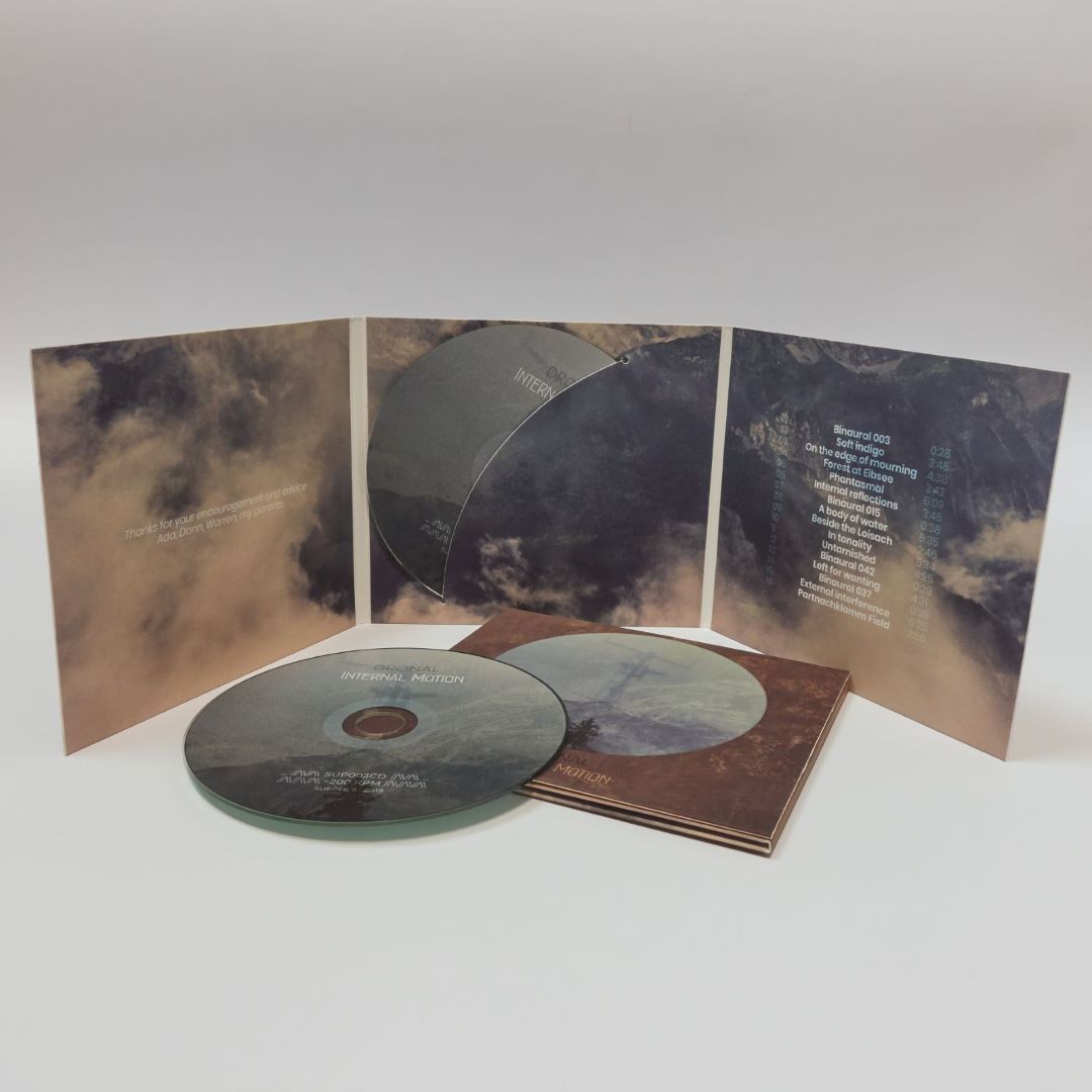 Photo of the new CD, Internal Motion, by Dronal.